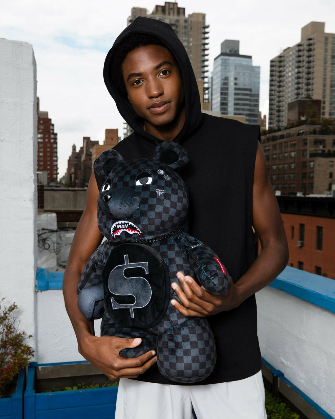 Sprayground - WHAT THE BEEP' SHARK MONEYBEAR TEDDYBEAR BACKPACK