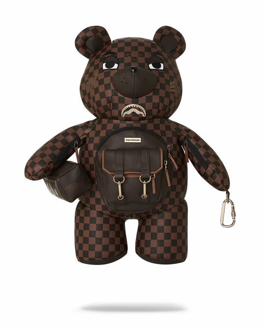 Sprayground - CHECKMATE ROYALE MONEYBEAR TEDDYBEAR BACKPACK