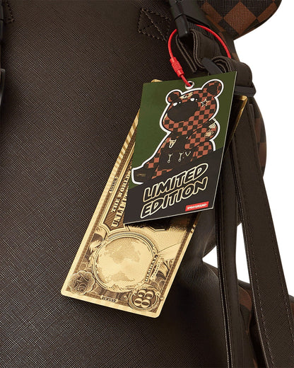 Sprayground - CHECKMATE ROYALE MONEYBEAR TEDDYBEAR BACKPACK