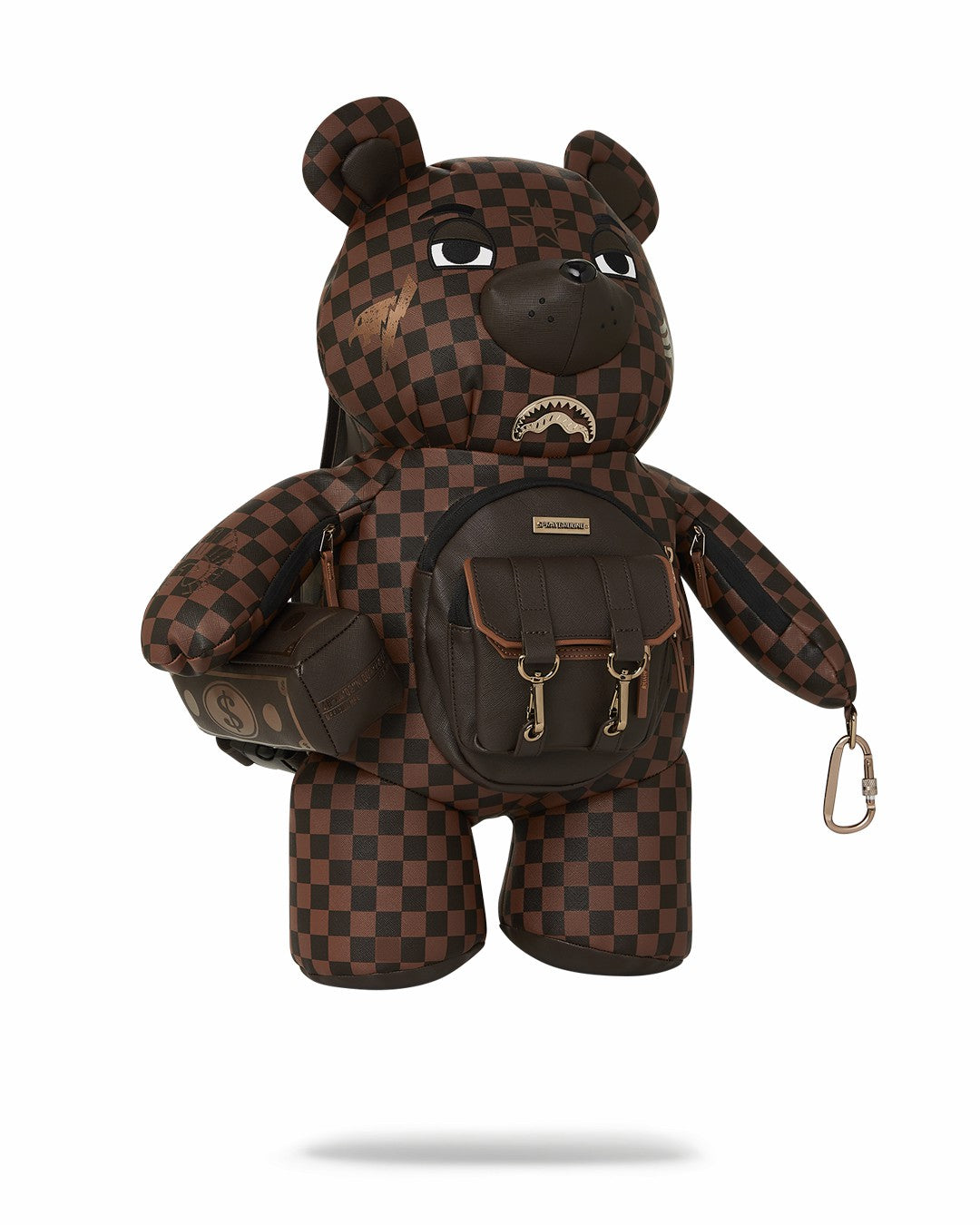 Sprayground - CHECKMATE ROYALE MONEYBEAR TEDDYBEAR BACKPACK