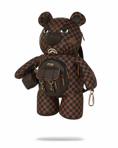 Sprayground - CHECKMATE ROYALE MONEYBEAR TEDDYBEAR BACKPACK