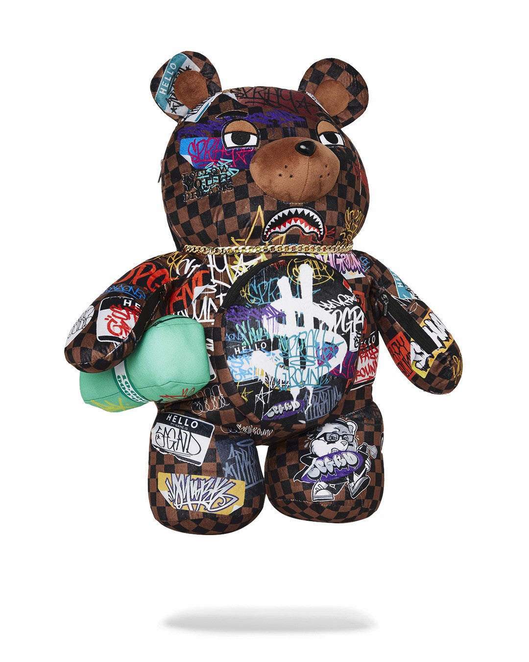 Sprayground - SHARKS IN PARIS THE RIZZ MONEYBEAR TEDDYBEAR BACKPACK
