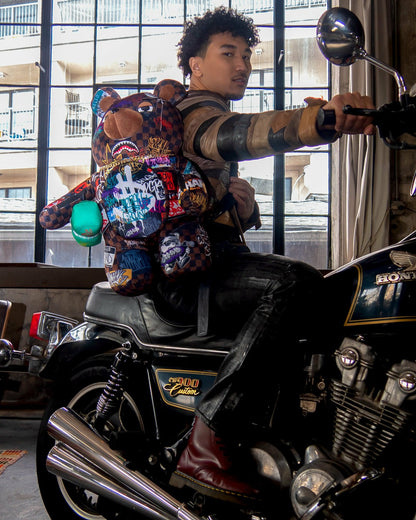 Sprayground - SHARKS IN PARIS THE RIZZ MONEYBEAR TEDDYBEAR BACKPACK