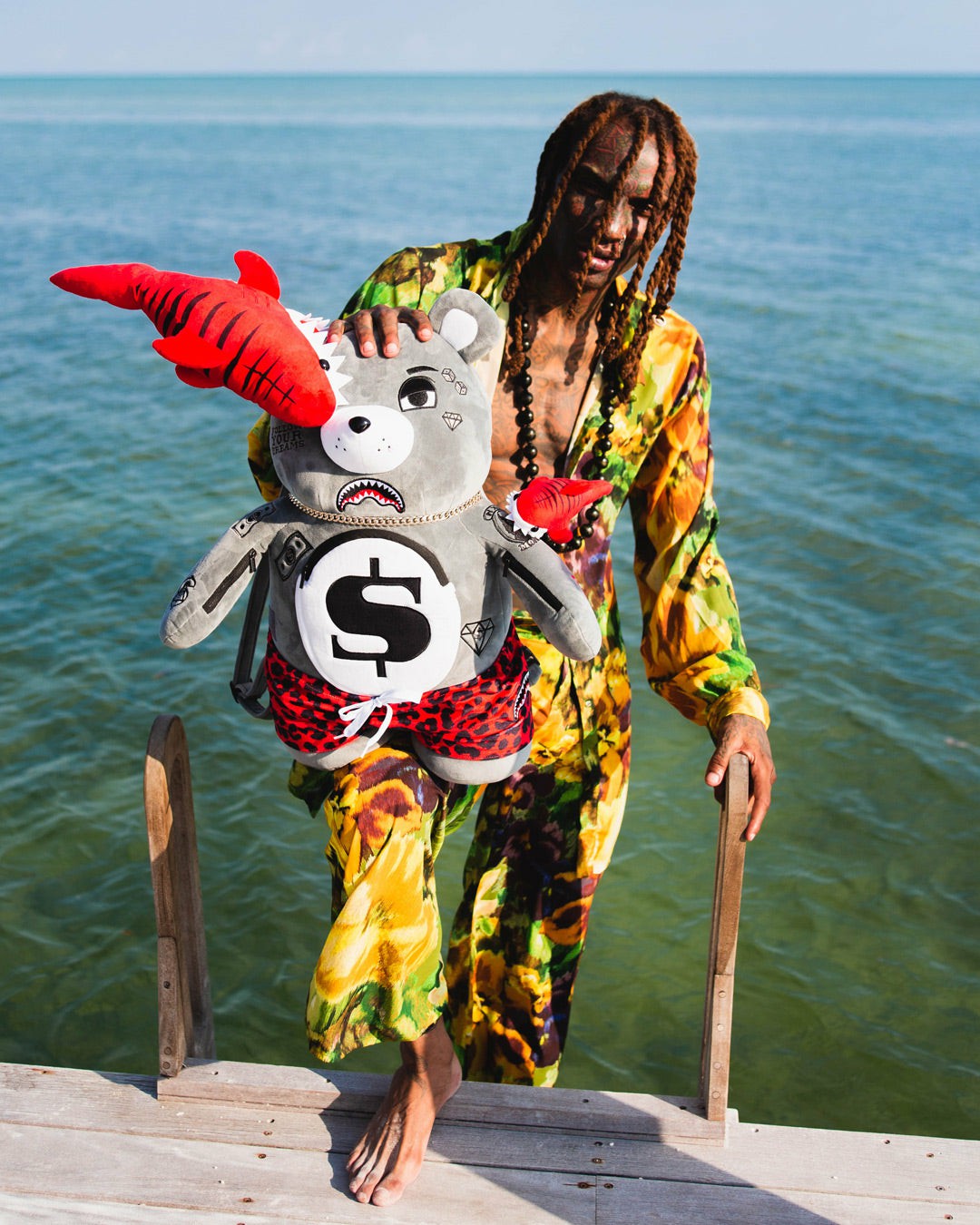 Sprayground - SHARK FRIENDS MONEYBEAR TEDDYBEAR BACKPACK