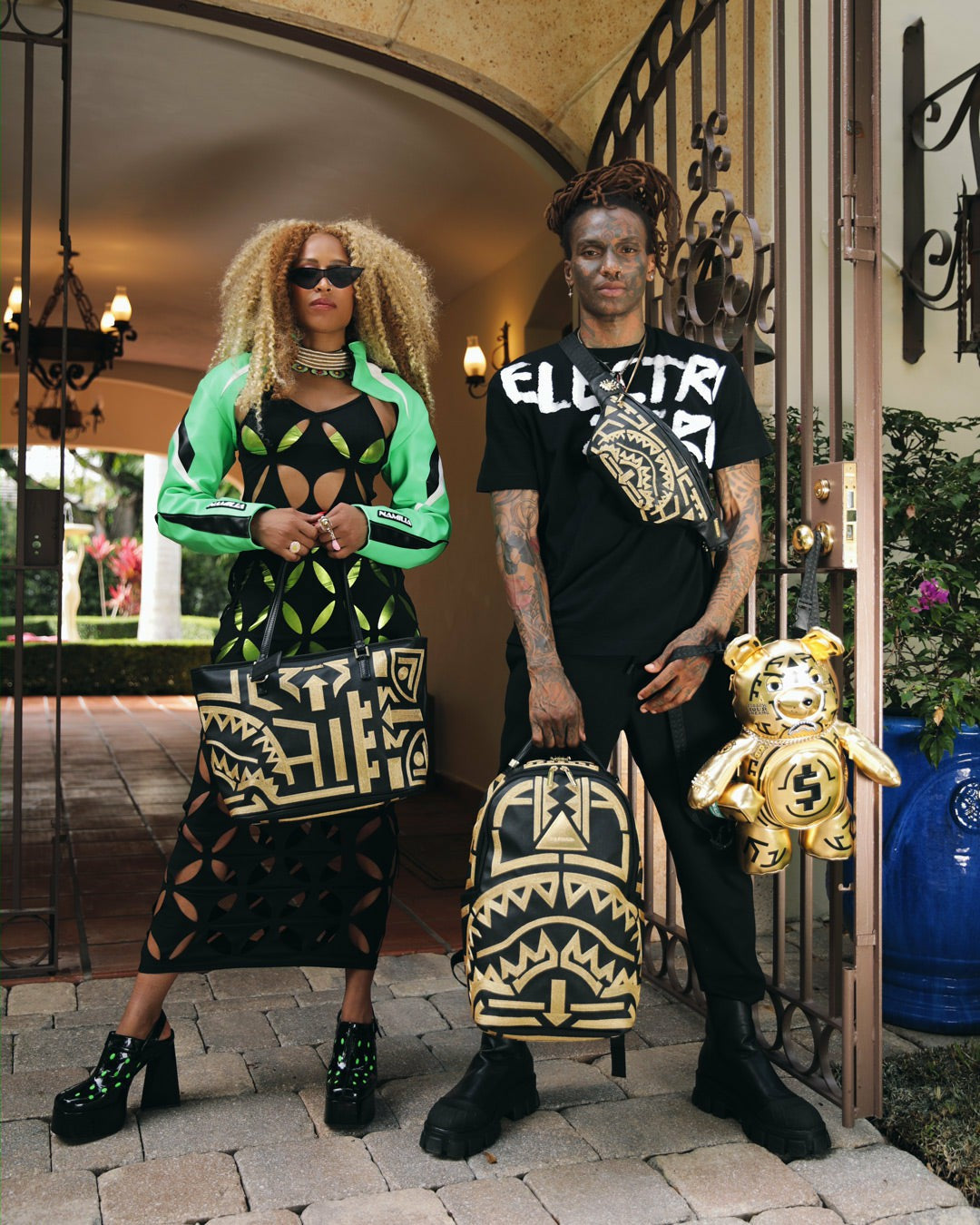 Sprayground - A.I.8 AFRICAN INTELLIGENCE PATH TO THE FUTURE II MEDIUM MONEYBEAR TEDD