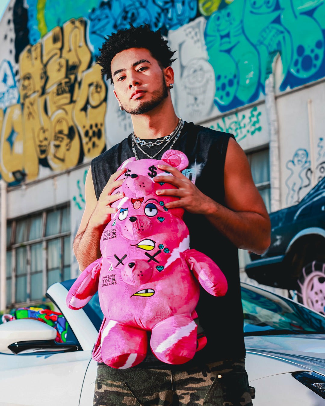 Sprayground - THE 3 HEADED BEAR PLUSH TEDDYBEAR BACKPACK