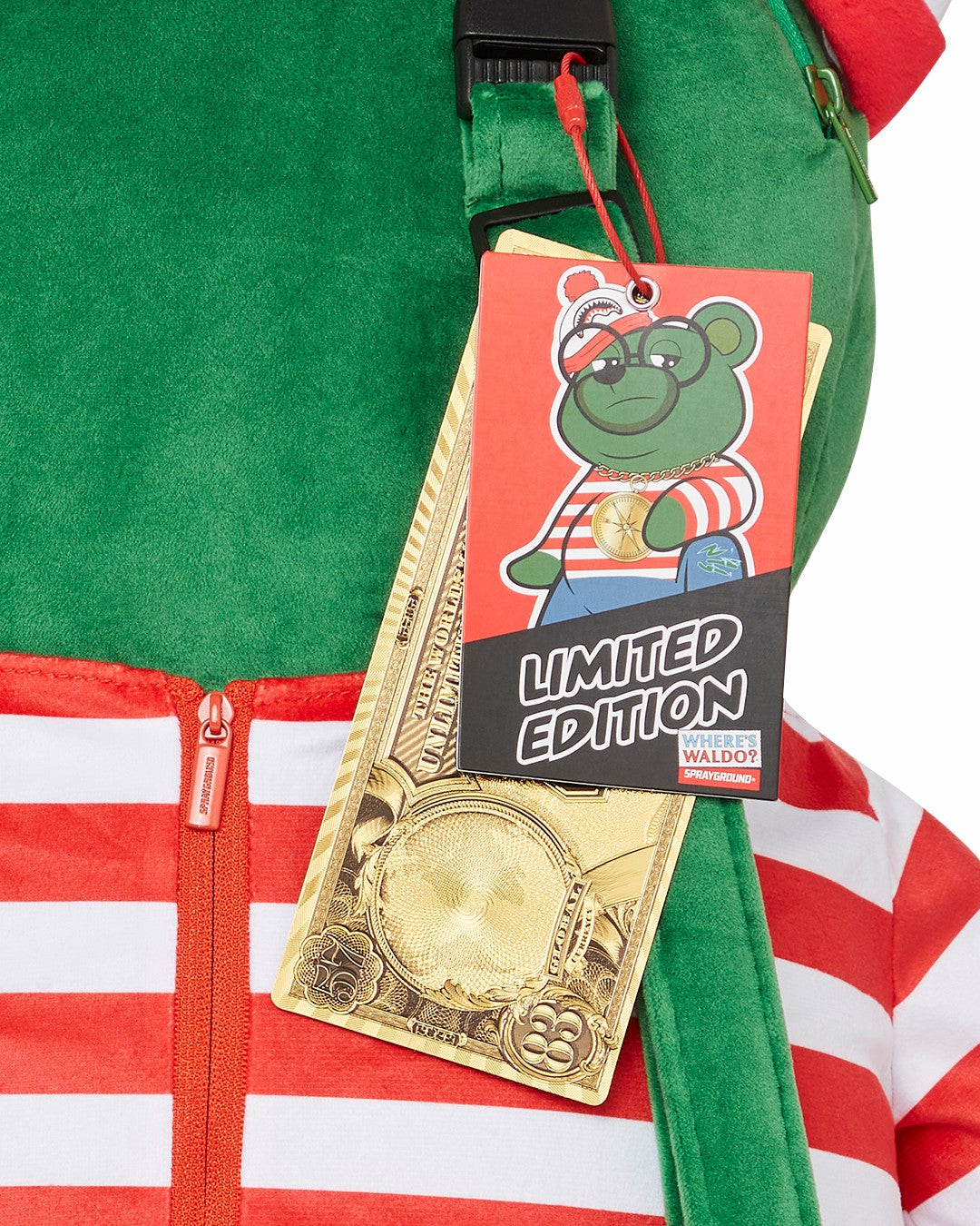 Sprayground - WHERES WALDO MONEYBEAR TEDDYBEAR BACKPACK