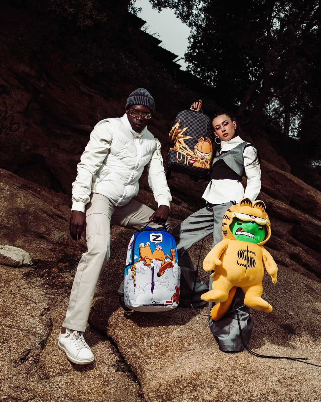 Sprayground - GARFIELD MONEYBEAR SUIT TEDDYBEAR BACKPACK