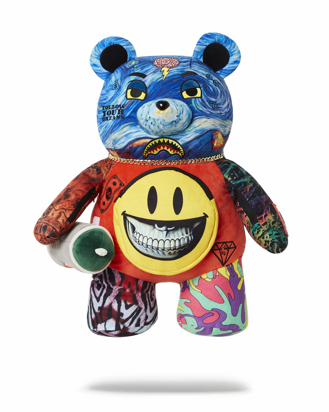 Sprayground - VILLAIN MONEY BEAR TEDDYBEAR RON ENGLISH EDITION BACKPACK