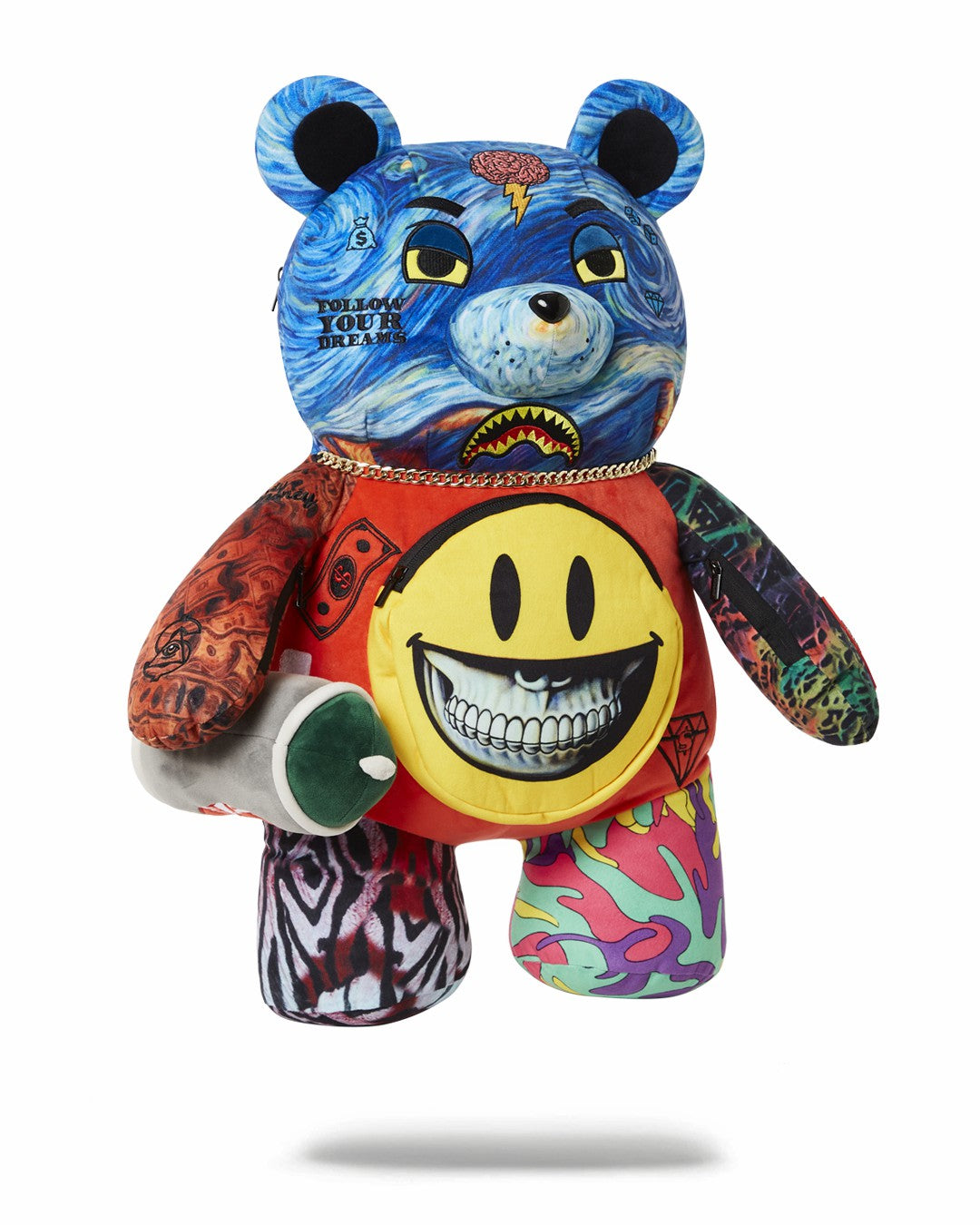 Sprayground - VILLAIN MONEY BEAR TEDDYBEAR RON ENGLISH EDITION BACKPACK