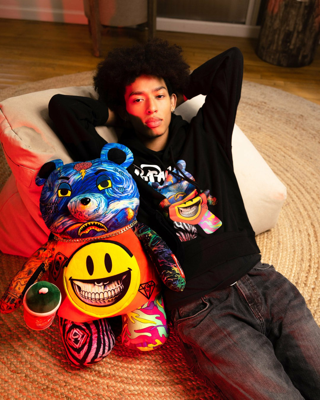Sprayground - VILLAIN MONEY BEAR TEDDYBEAR RON ENGLISH EDITION BACKPACK