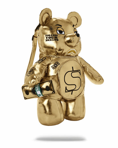 Sprayground - GOLD RUSH MONEYBEAR TEDDYBEAR BACKPACK