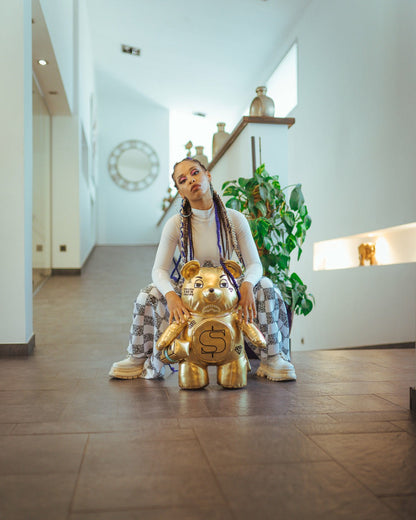 Sprayground - GOLD RUSH MONEYBEAR TEDDYBEAR BACKPACK