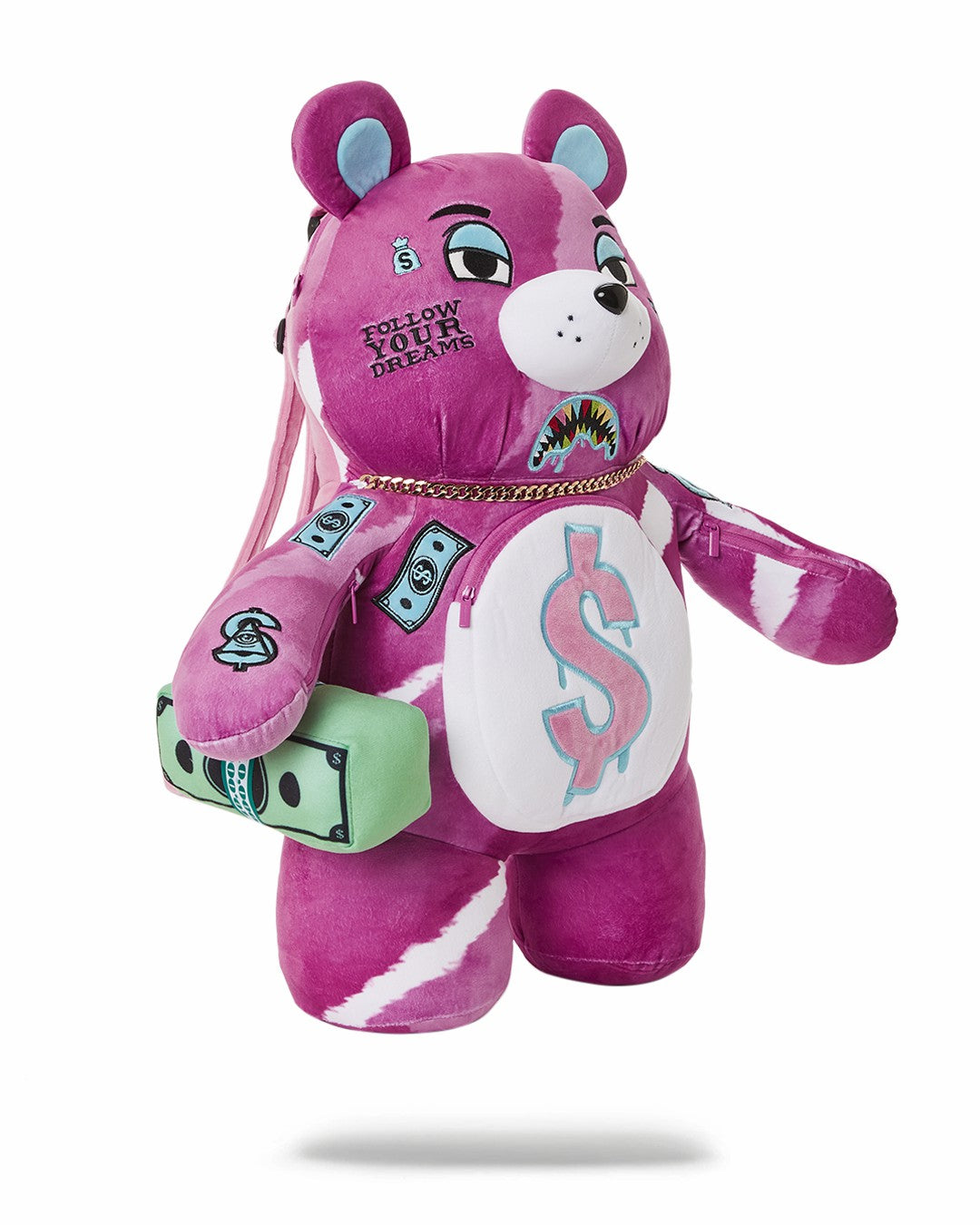 Sprayground - PINK PUNK MONEYBEAR TEDDYBEAR BACKPACK