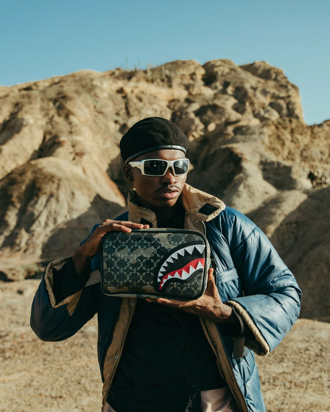 Sprayground - LASERS BLAZIN TOILETRY BRICKSIDE BAG
