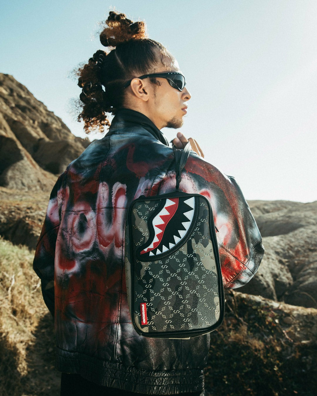 Sprayground - LASERS BLAZIN TOILETRY BRICKSIDE BAG