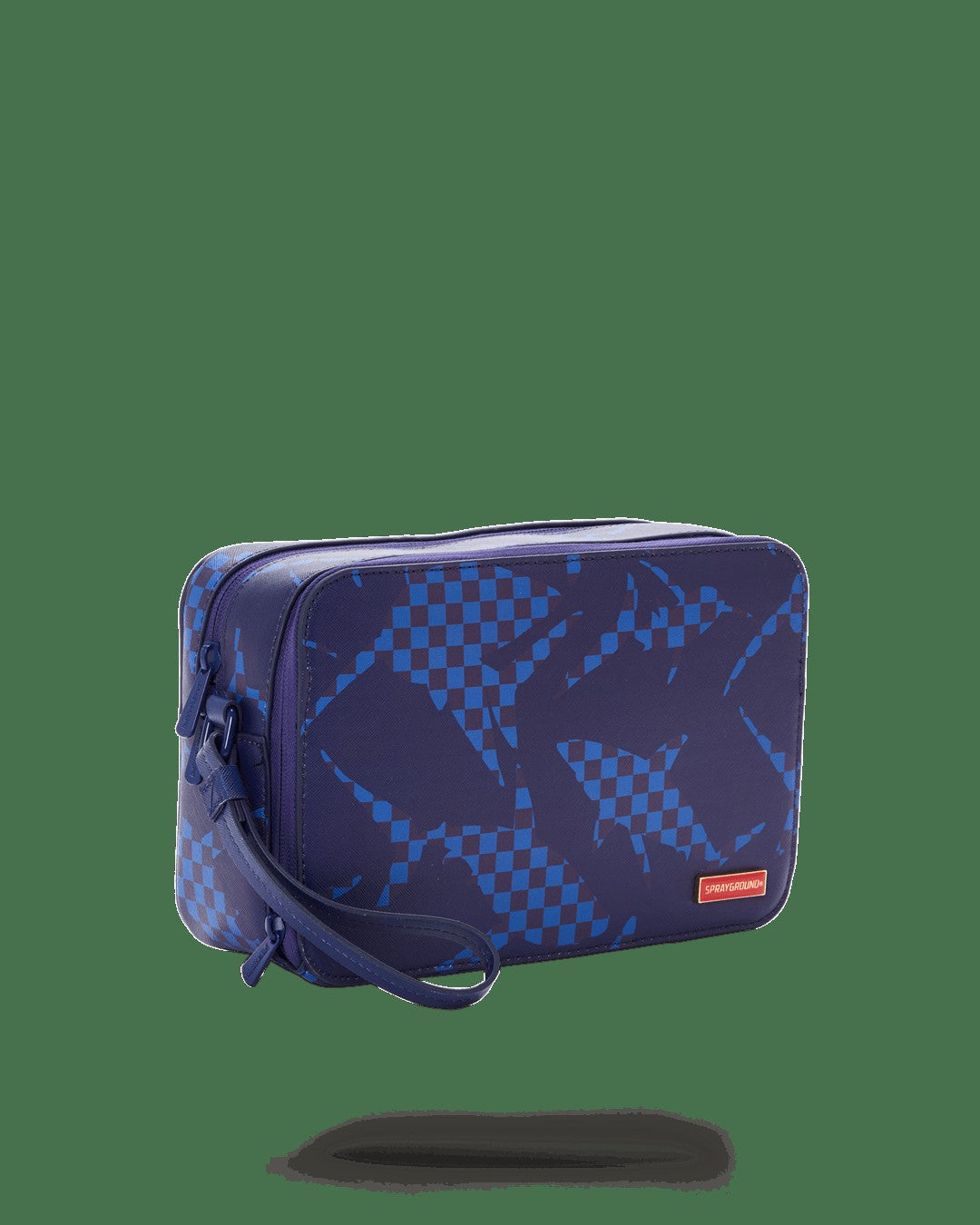 Sprayground - SHARK CHECK (BLUE) TOILETRY