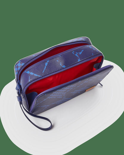 Sprayground - SHARK CHECK (BLUE) TOILETRY