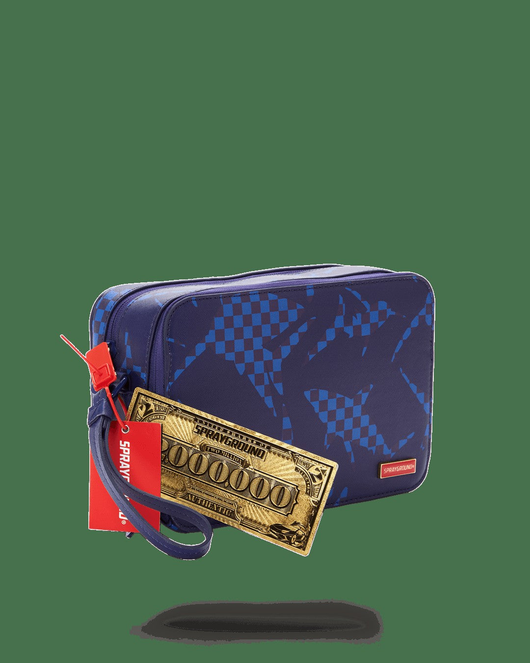Sprayground - SHARK CHECK (BLUE) TOILETRY
