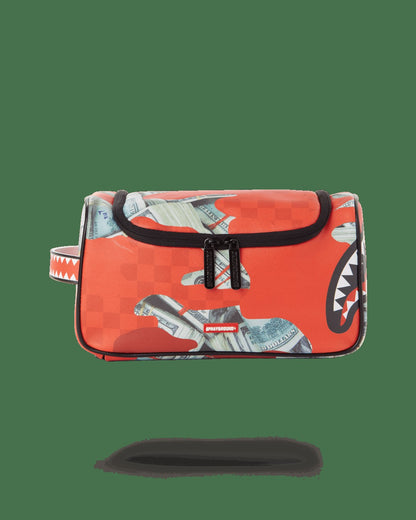 Sprayground - MONEY CAMO (RED) TOILETRY BAG