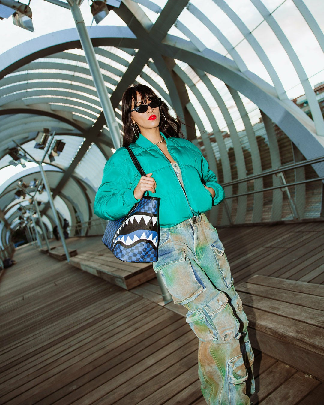 Sprayground - MIDNIGHT MAGIC SHARKS IN PARIS TOTE