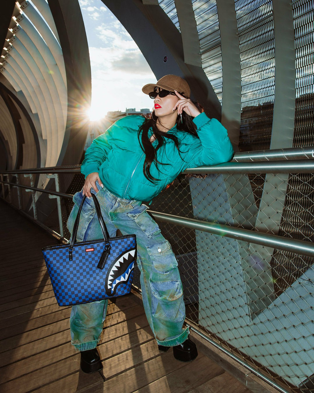 Sprayground - MIDNIGHT MAGIC SHARKS IN PARIS TOTE