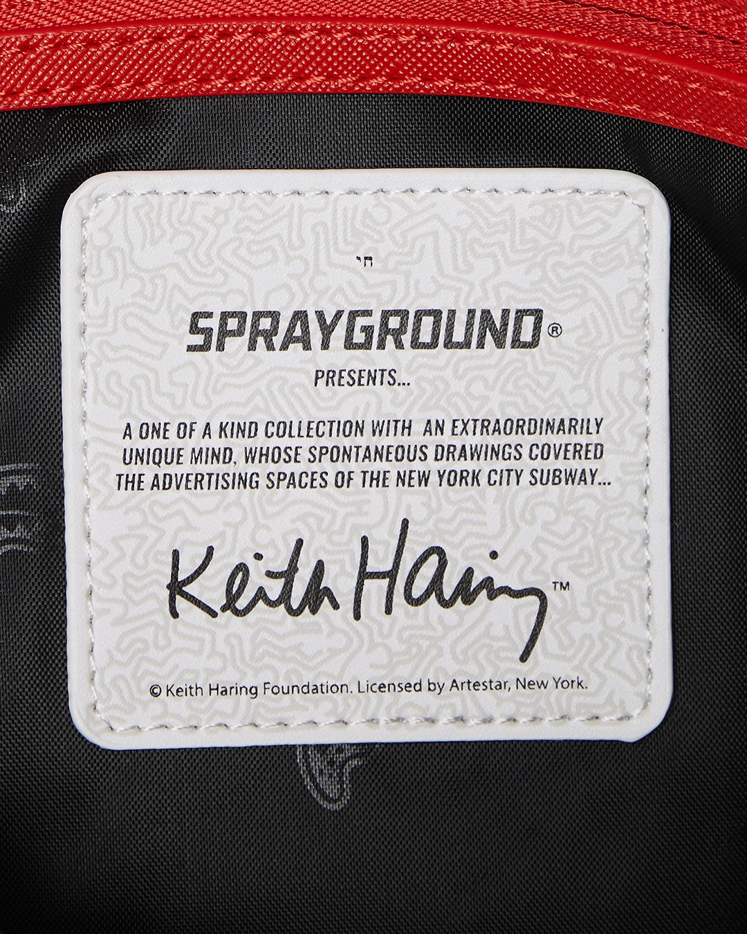 Sprayground - KEITH HARING THE BIG BLUE PURSE ART TOTE