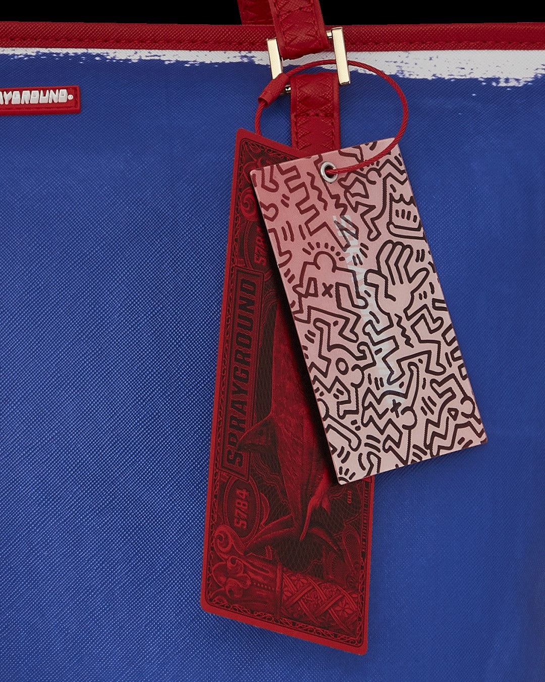 Sprayground - KEITH HARING THE BIG BLUE PURSE ART TOTE