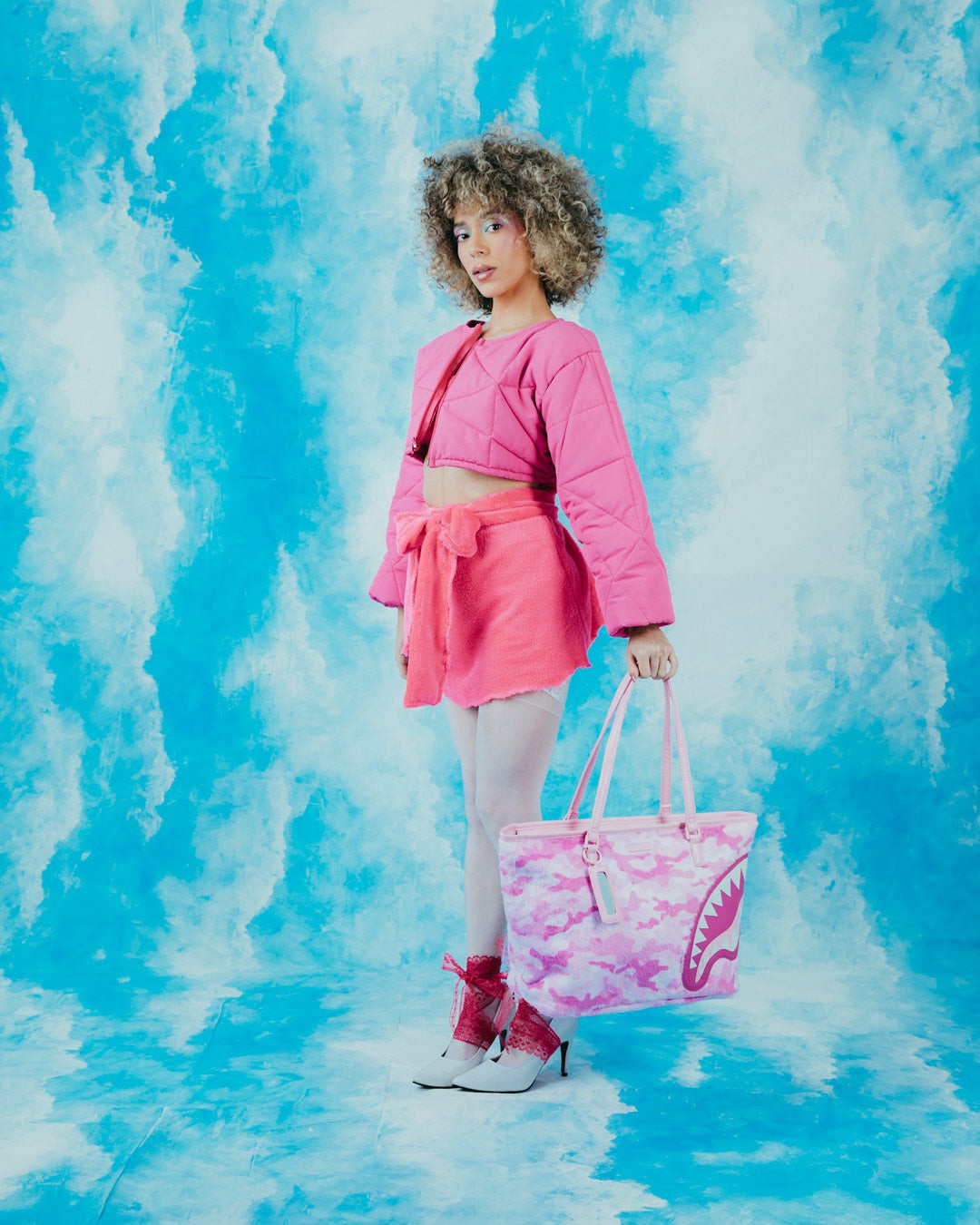 Sprayground - FURRROCIOUS IN PINK TOTE