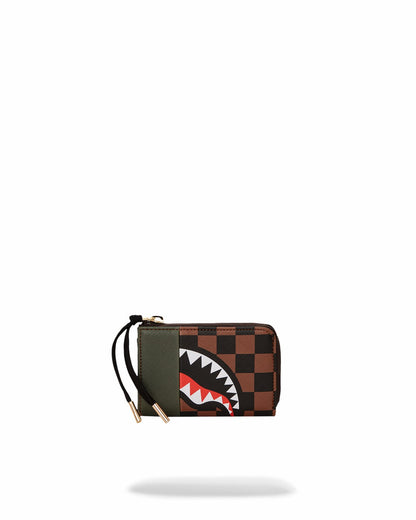 Sprayground - EXTERIOR GOLD ZIP POCKET SHARKS IN PARIS WALLET