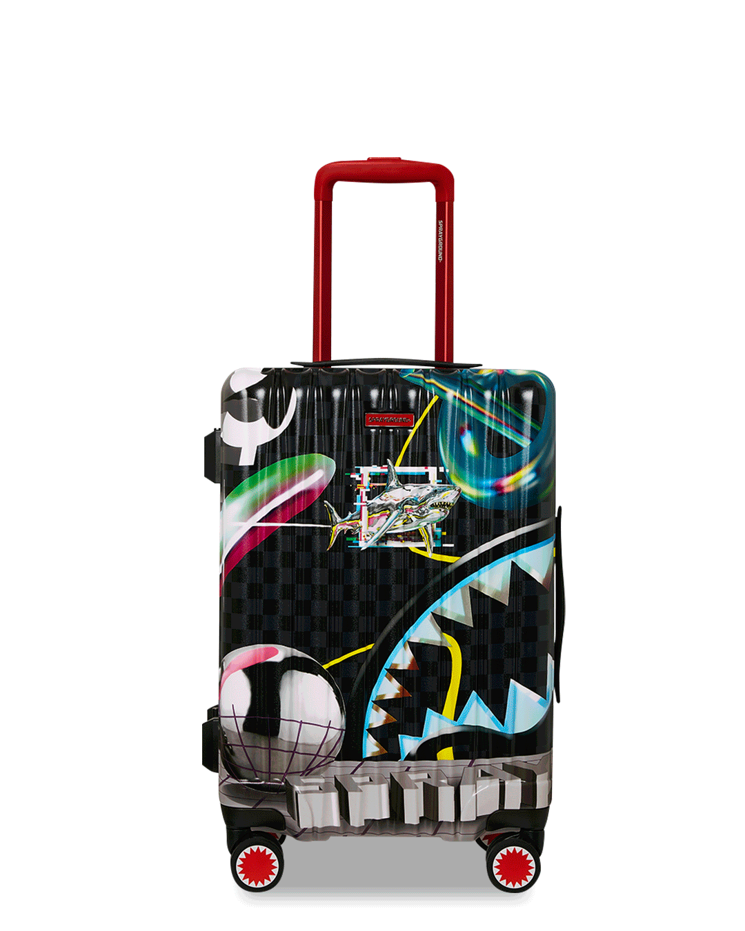 Sprayground - MIND TRIP SHARK DOSE SHARKNAUTICS HARDSHELL CARRY-ON LUGGAGE