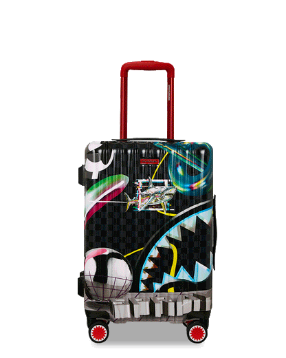 Sprayground - MIND TRIP SHARK DOSE SHARKNAUTICS HARDSHELL CARRY-ON LUGGAGE