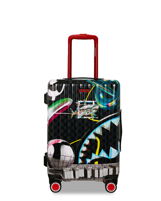 Sprayground - MIND TRIP SHARK DOSE SHARKNAUTICS HARDSHELL CARRY-ON LUGGAGE