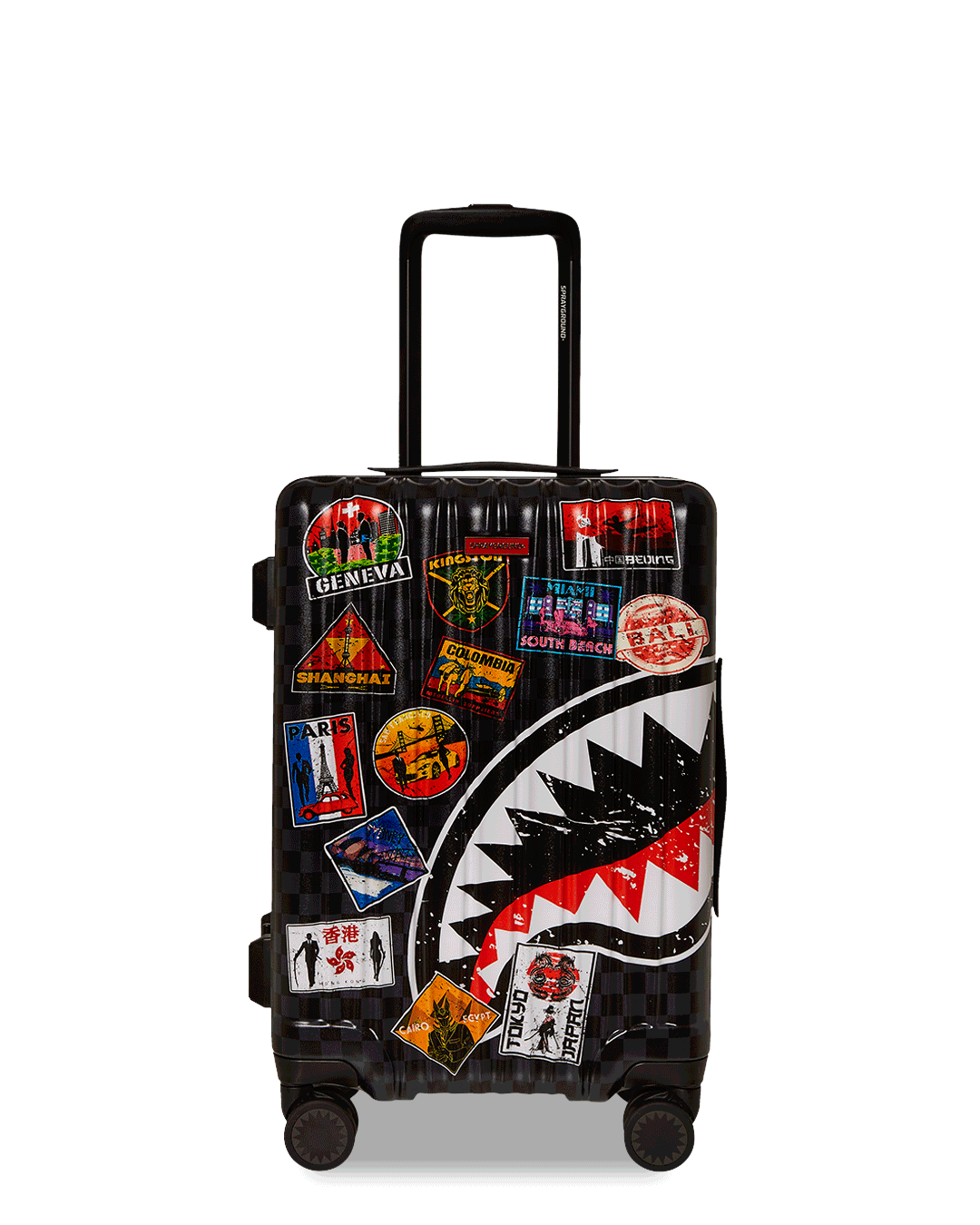 Sprayground - GLOBAL MOGUL UNLIMITED MILES SHARKNAUTICS HARDSHELL CARRY-ON LUGGAGE