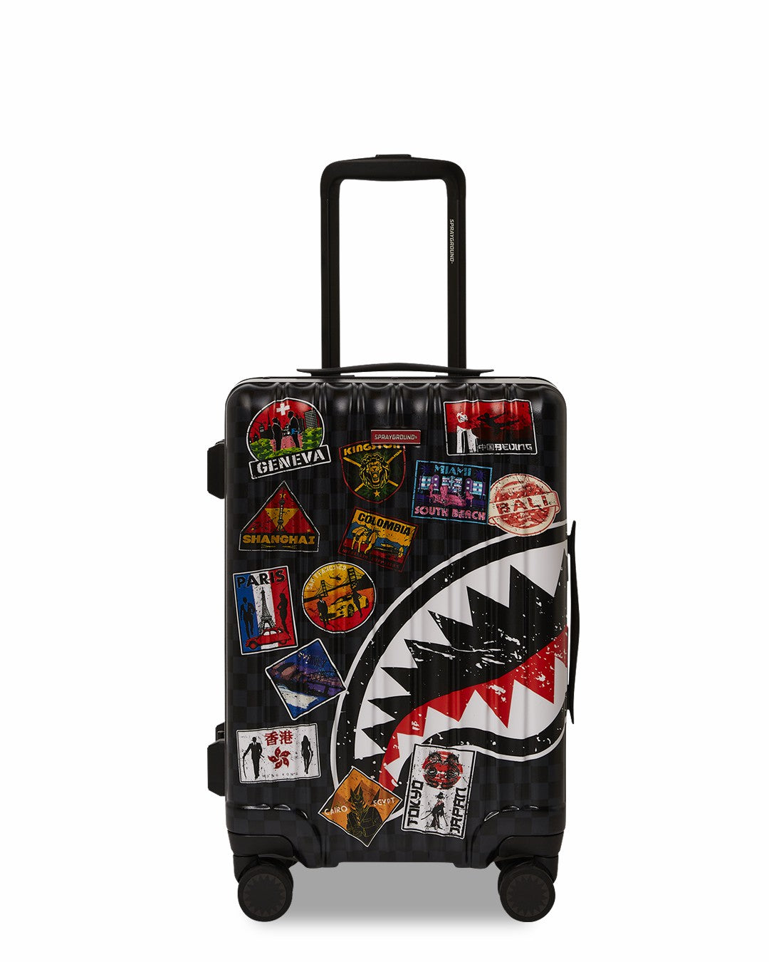 Sprayground - GLOBAL MOGUL UNLIMITED MILES SHARKNAUTICS HARDSHELL CARRY-ON LUGGAGE