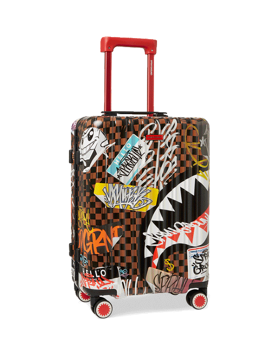Sprayground - SHARKS IN PARIS THE RIZZ SHARKNAUTICS HARDSHELL CARRY-ON LUGGAGE