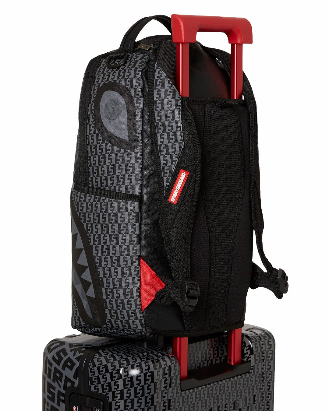 Sprayground - SHARKFINITY STEALTH PILOT SHARKNAUTICS HARDSHELL CARRY-ON LUGGAGE