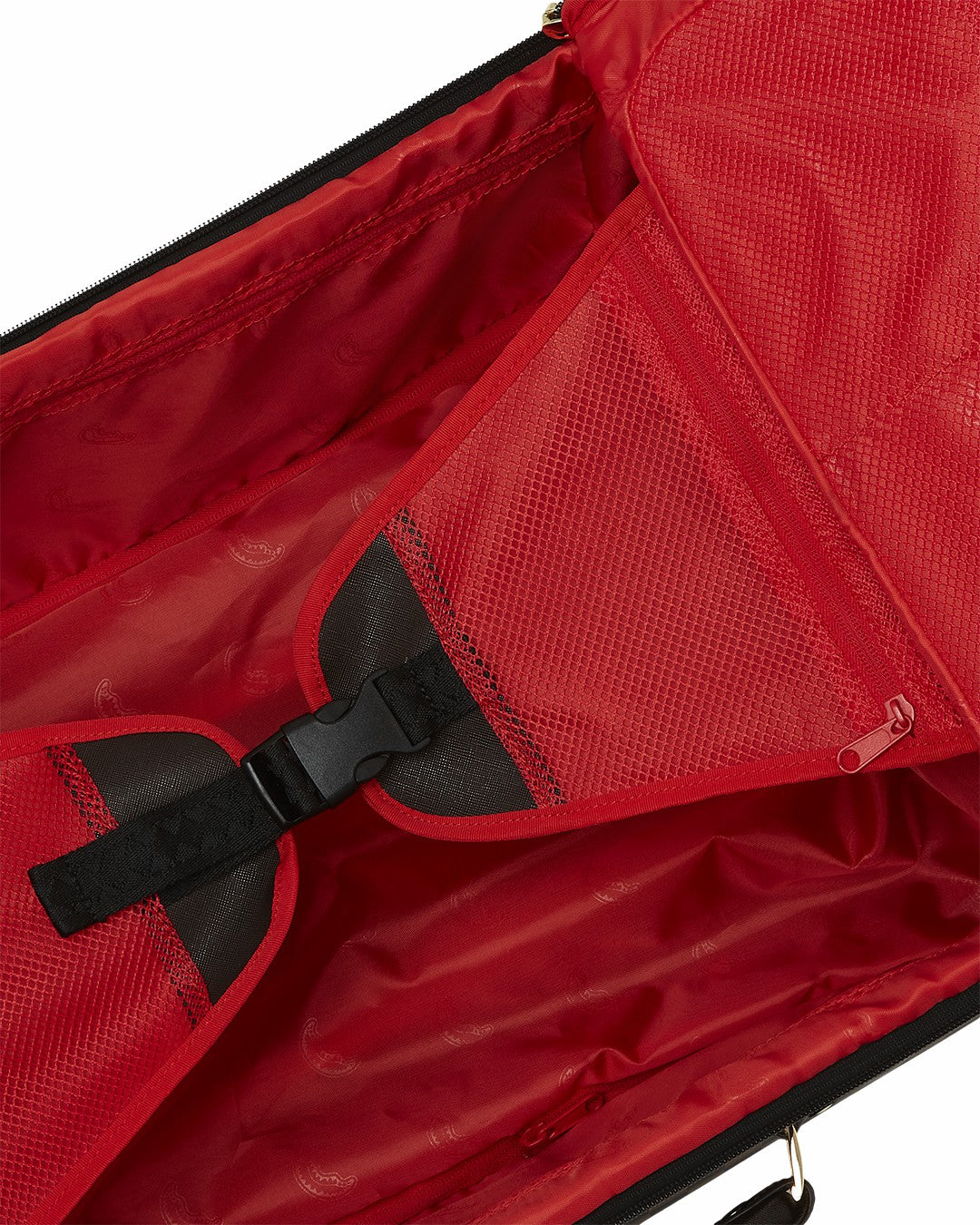 Sprayground - EXTERIOR GOLD ZIP POCKET SHARKS IN PARIS JETSETTER CARRY-ON LUGGAGE