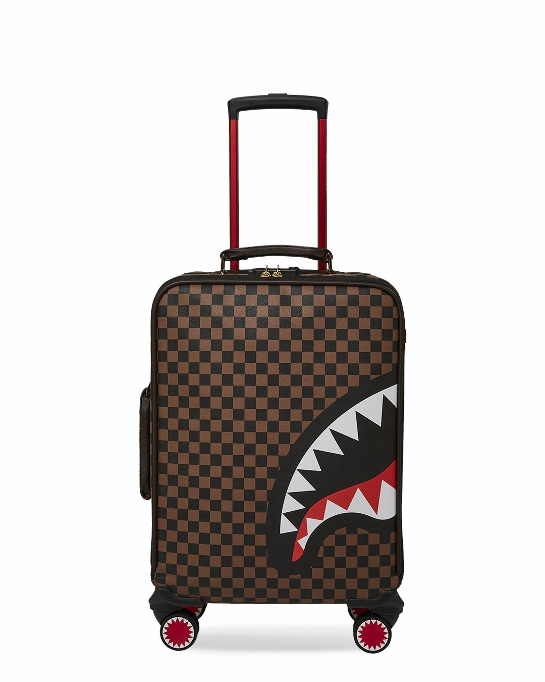 Sprayground - EXTERIOR GOLD ZIP POCKET SHARKS IN PARIS JETSETTER CARRY-ON LUGGAGE
