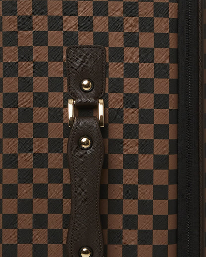 Sprayground - EXTERIOR GOLD ZIP POCKET SHARKS IN PARIS JETSETTER CARRY-ON LUGGAGE