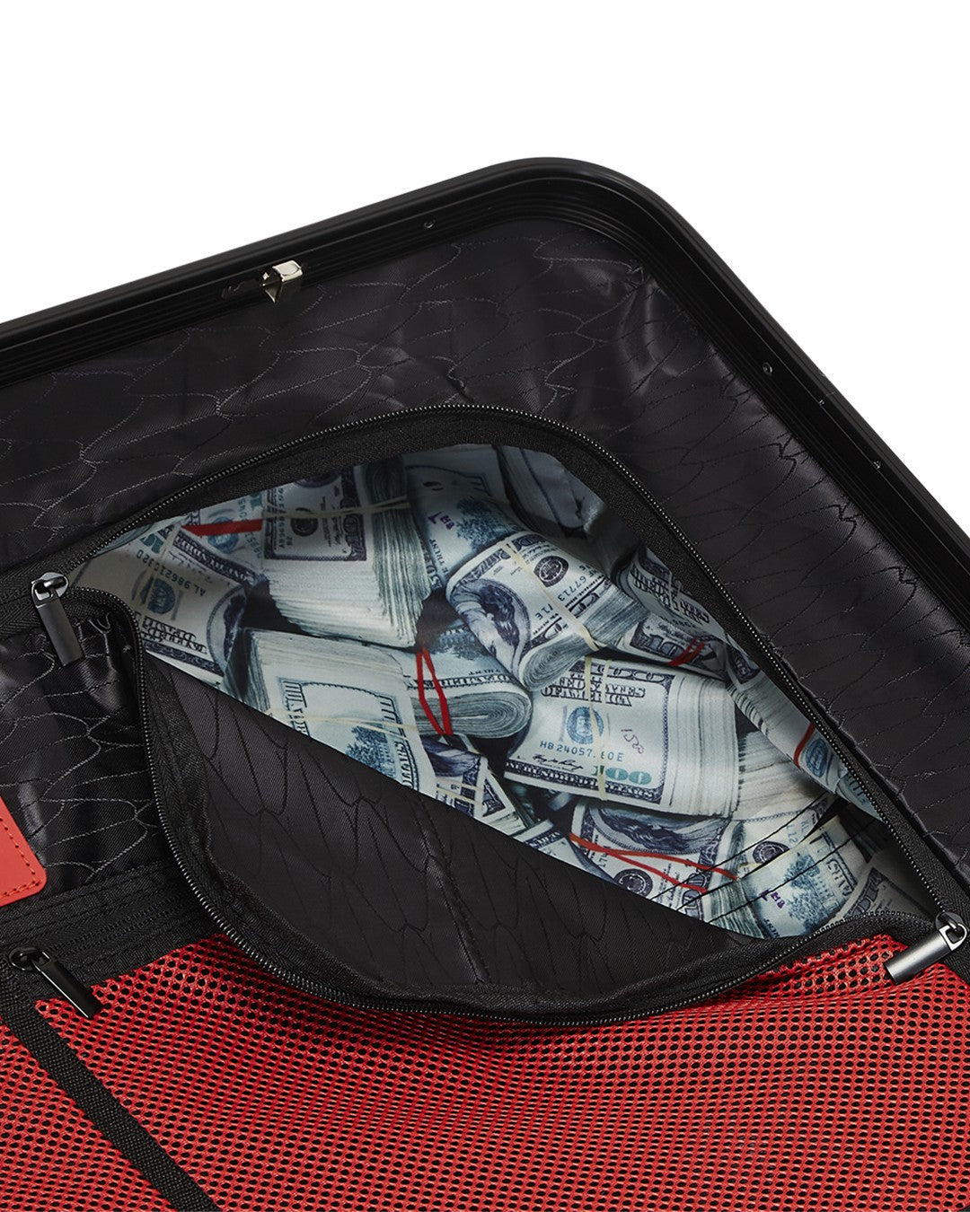 Sprayground - MOLDED SHARKITECTURE BLACK HARDSHELL CARRY-ON LUGGAGE