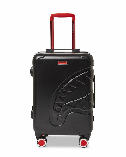 Sprayground - MOLDED SHARKITECTURE BLACK HARDSHELL CARRY-ON LUGGAGE