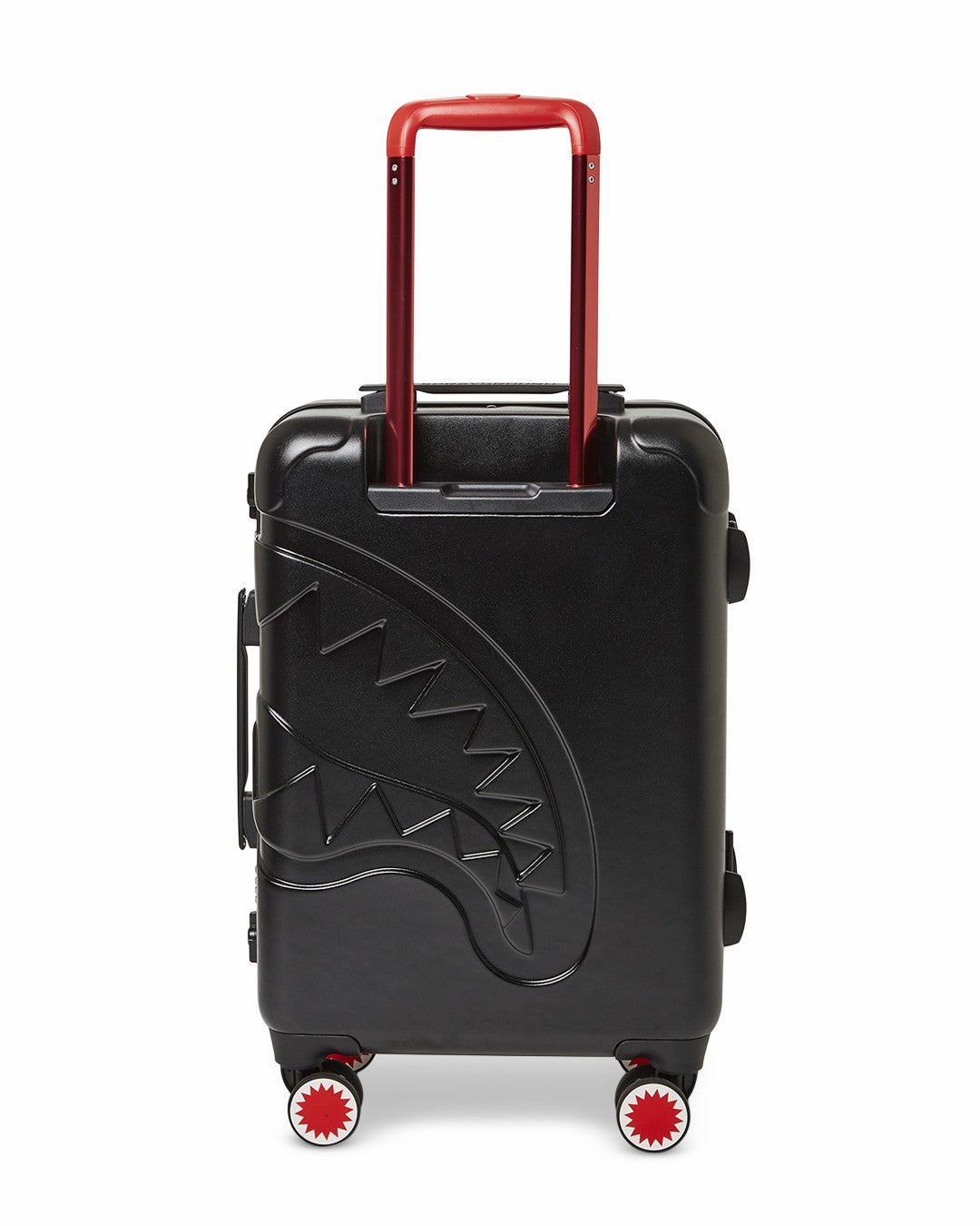 Sprayground - MOLDED SHARKITECTURE BLACK HARDSHELL CARRY-ON LUGGAGE