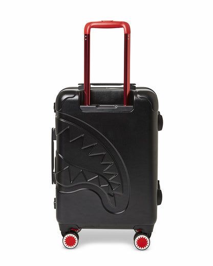 Sprayground - MOLDED SHARKITECTURE BLACK HARDSHELL CARRY-ON LUGGAGE