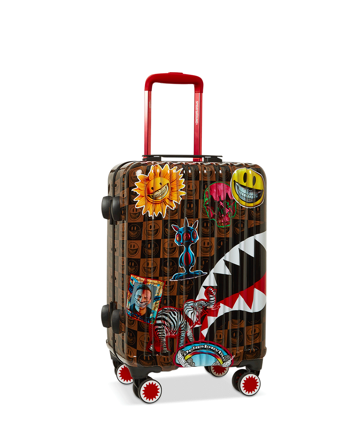 Sprayground - GLOBAL MOGUL POPAGANDA RON ENGLISH EDITION HARDSHELL CARRY-ON LUGGAGE