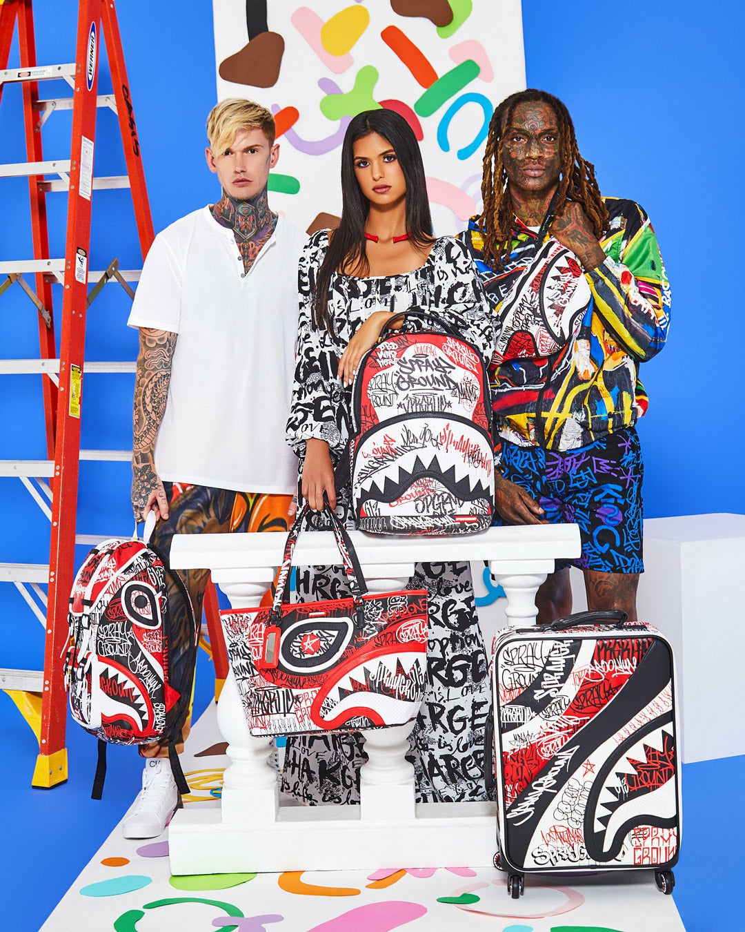 Sprayground - MYSTERIOUS MASTERMIND JETSETTER CARRY-ON LUGGAGE