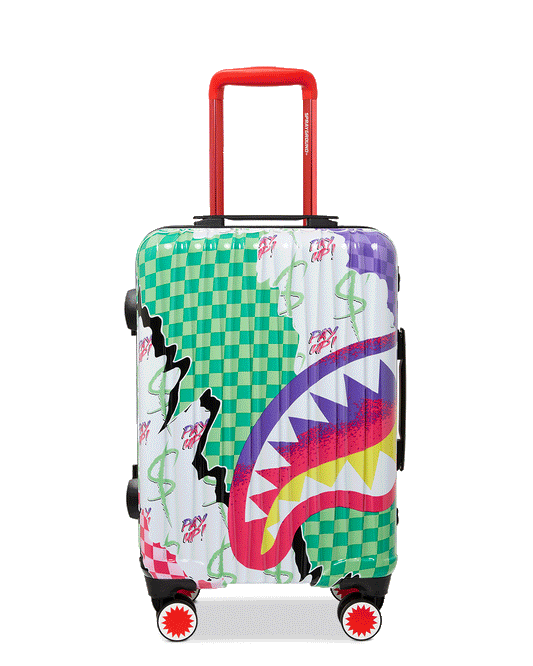 Sprayground - DREAMY TECHNICOLOR SHARKNAUTICS HARDSHELL CARRY-ON LUGGAGE