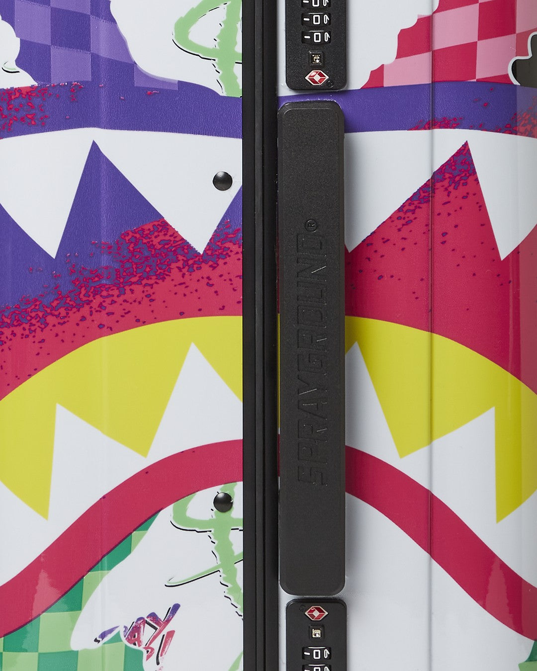 Sprayground - DREAMY TECHNICOLOR SHARKNAUTICS HARDSHELL CARRY-ON LUGGAGE