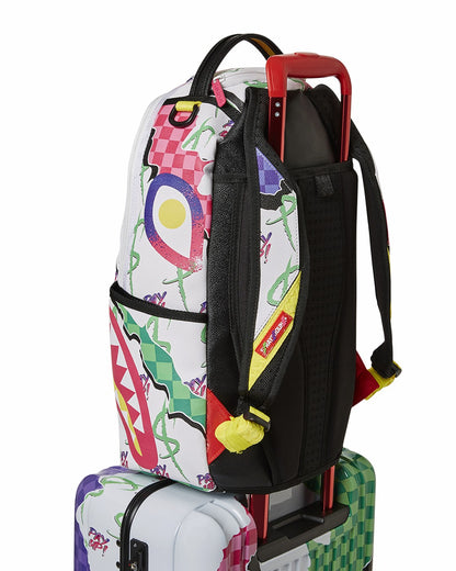 Sprayground - DREAMY TECHNICOLOR SHARKNAUTICS HARDSHELL CARRY-ON LUGGAGE