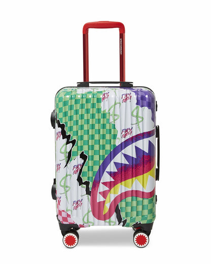 Sprayground - DREAMY TECHNICOLOR SHARKNAUTICS HARDSHELL CARRY-ON LUGGAGE